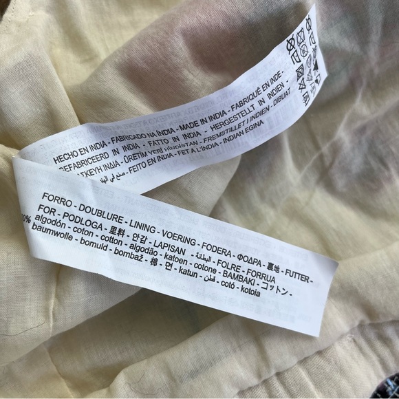 Zara Boho Folk Cottagecore Embroidered Floral Vest Size M - Picture 5 of 7